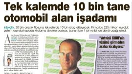 TEK KALEMDE 10 BİN TANE OTOMOBİL ALAN İŞ ADAMI