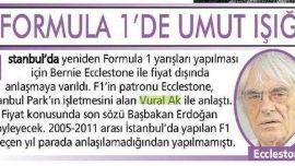 FORMULA 1'DE UMUT IŞIĞI