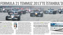 FORMULA 21 TEMMUZ 2013'TE İSTANBUL'DA