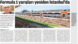 FORMULA 1 YARIŞLARI YENİDEN İSTANBUL'DA