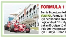FORMULA 1 DÖNÜYOR