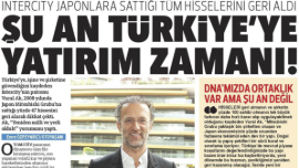 ŞU AN TÜRKİYE'YE YATIRIM ZAMANI
