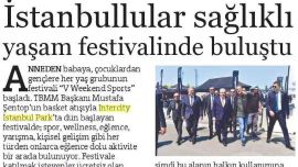 İSTANBULLULAR SAĞLIKLI YAŞAM FESTİVALİNDE BULUŞTU
