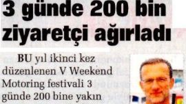 3 GÜNDE 200 BİN ZİYARETÇİ AĞIRLADI