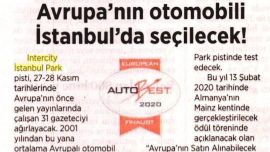 AVRUPANIN OTOMOBİLİ İSTANBUL'DA SEÇİLECEK