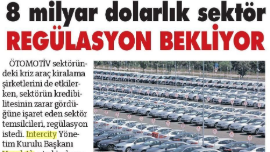 8 MİLYAR DOLARLIK SEKTÖR REGÜLASYON BEKLİYOR