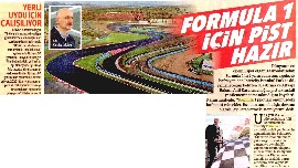 FORMULA 1 İÇİN PİST HAZIR