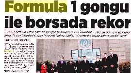 FORMULA 1 GONGU İLE BORSADA REKOR
